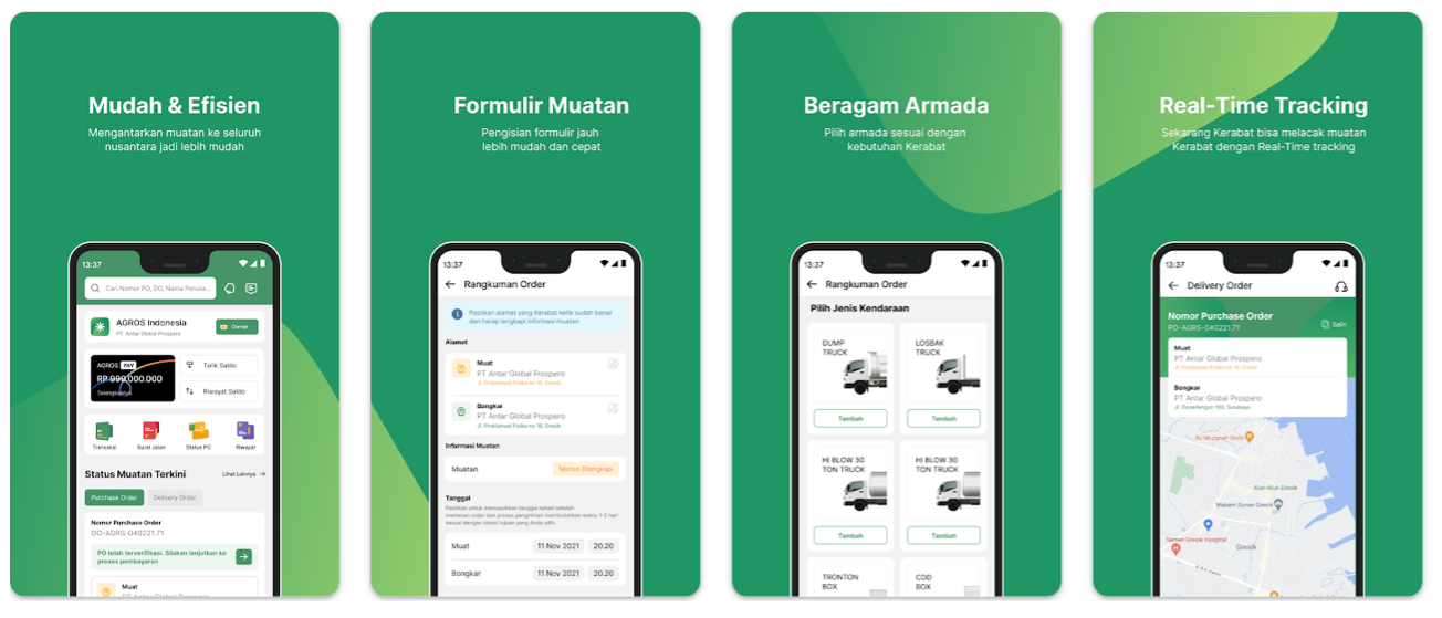 AGROS Shipper app